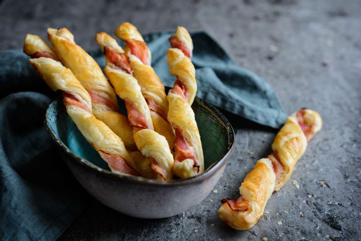 Muscovado Sweet Cured Streaky Bacon Pastry Twists