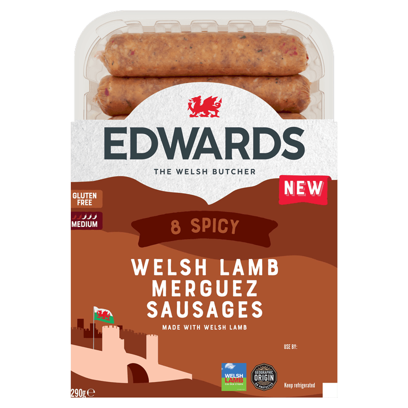 Welsh Lamb Merguez Sausages